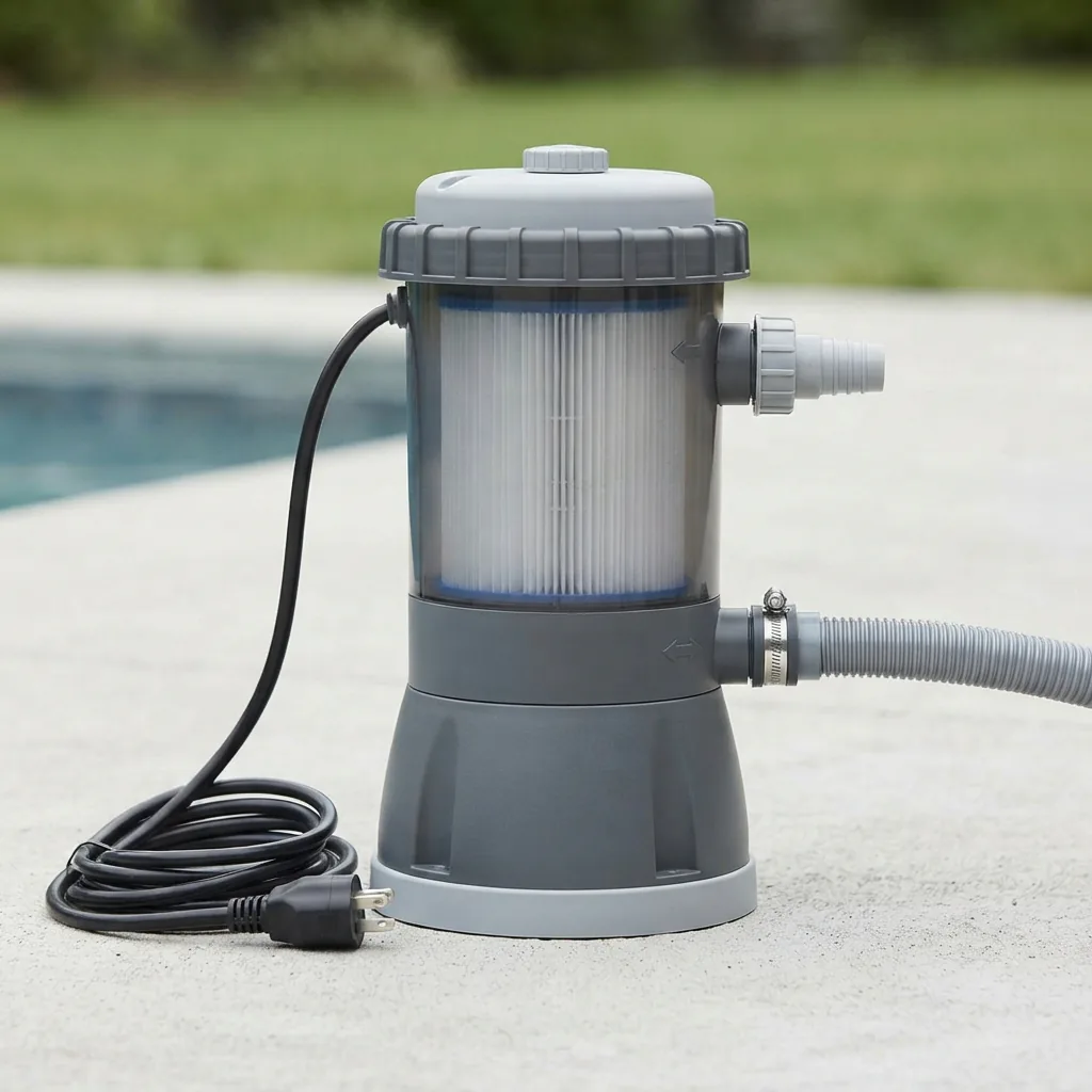 Summer Waves 1500 Gallon GFCI SkimmerPlus Filter Pump, a standalone pump unit