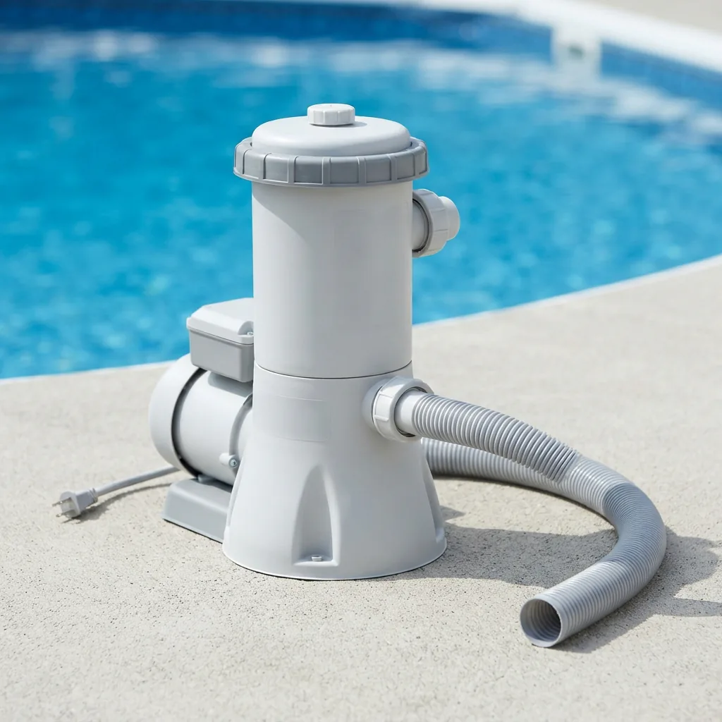 Summer Waves SkimmerPlus 600GPH filter pump system with included hose